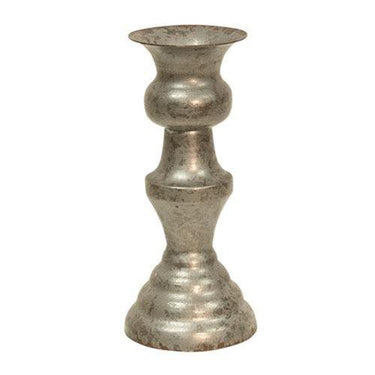 Alette Candle Holder 55 Pewter Look - The Fox Decor